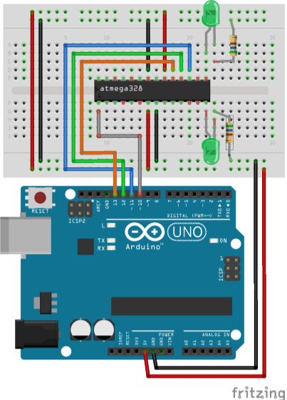 Programming An Avr Atmega328p With An Arduino 